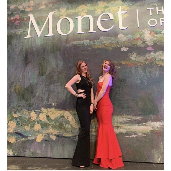 LIKELY Revolve Aurora Red Maxi Mermaid Gown - Picture 8 of 16